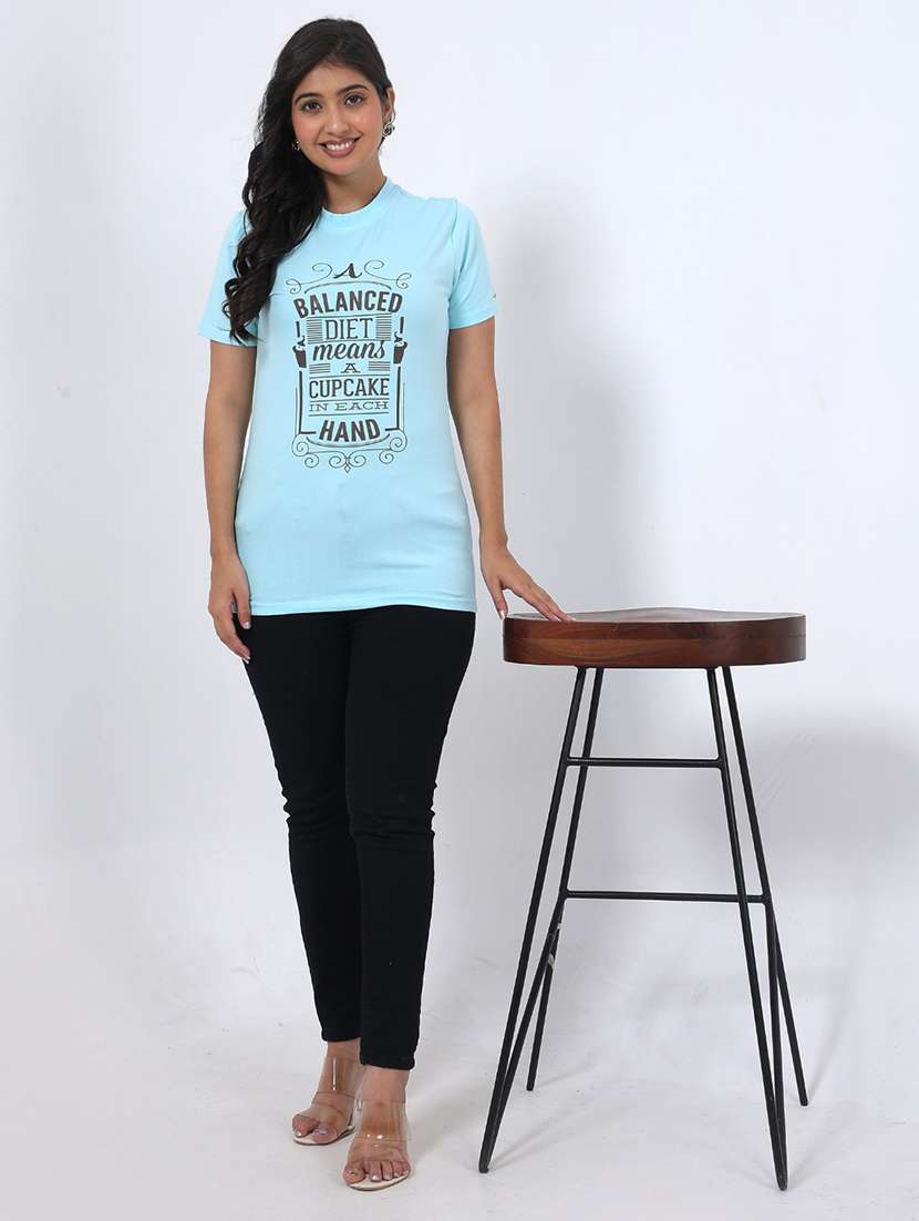 women printed short sleeve regular fit t-shirt - 22078449 - Standard Image - 3