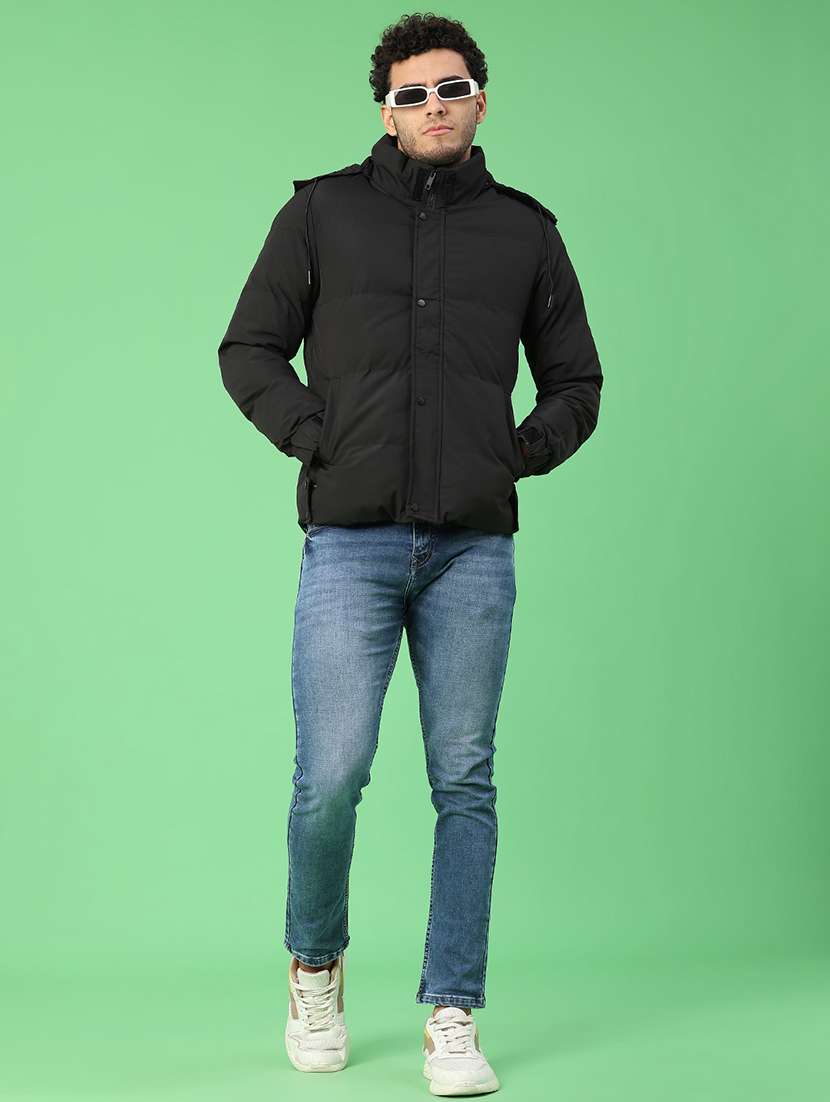 men solid long sleeve bomber jacket - 22078958 -  Standard Image - 5