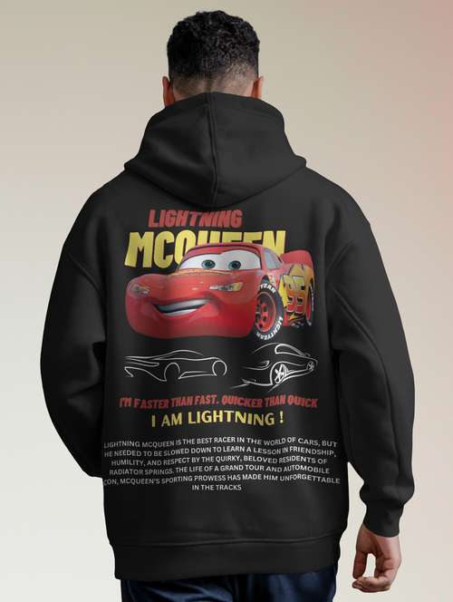 men front & back print long sleeve hooded sweatshirt - 22079123 -  Standard Image - 0