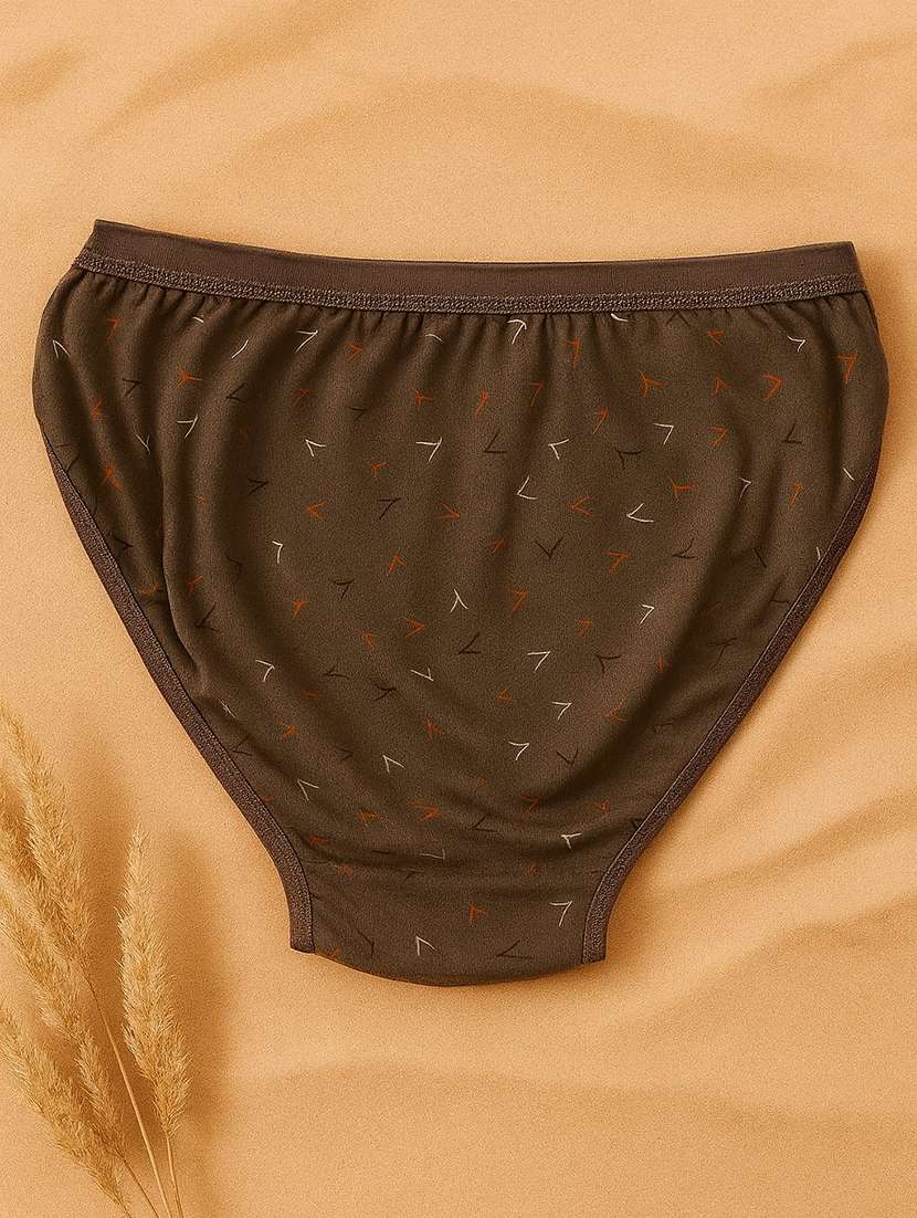 women pack of 3 printed mid rise ipster panty - 22079153 -  Standard Image - 3