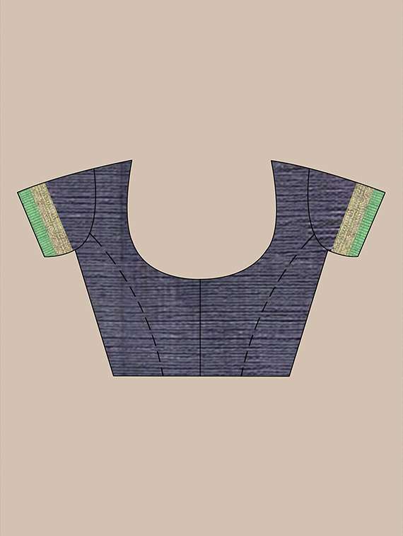 women self design handloom saree with blouse - 22079283 -  Standard Image - 5