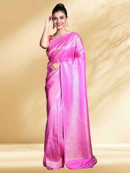women self design bordered saree with blouse - 22079296 -  Standard Image - 0