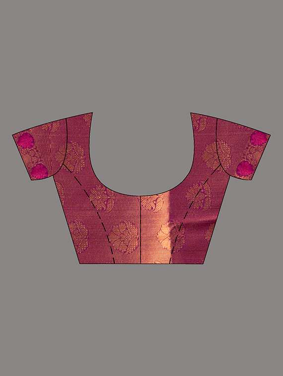 women self design bordered saree with blouse - 22079315 -  Standard Image - 5