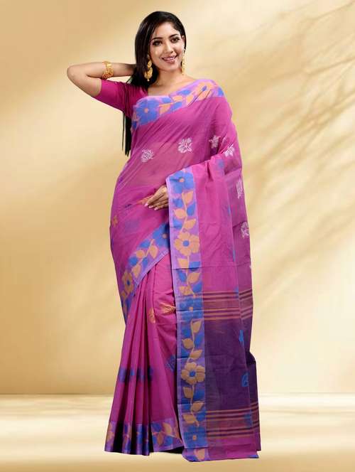 women self design handloom saree - 22079332 -  Standard Image - 0