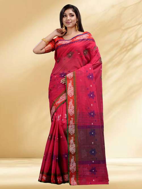women self design handloom saree - 22079333 -  Standard Image - 0