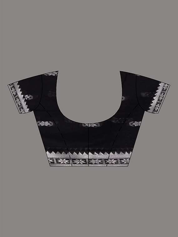 women self design handloom saree with blouse - 22079334 -  Standard Image - 5