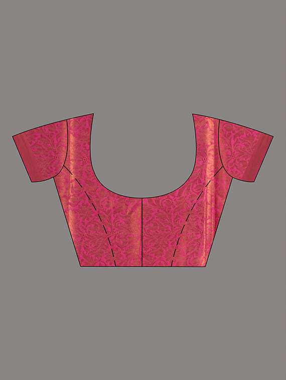 women self design bordered saree with blouse - 22079336 -  Standard Image - 5