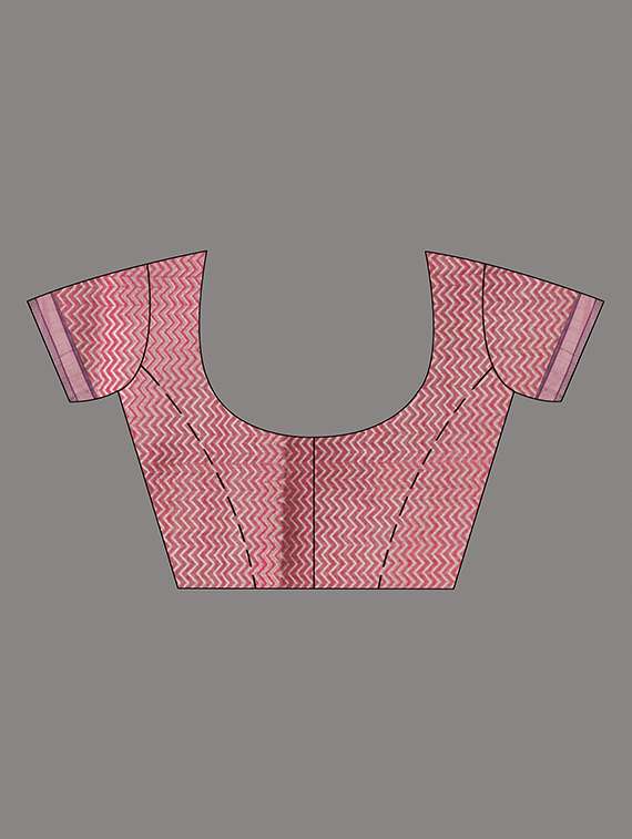 women self design handloom saree with blouse - 22079340 -  Standard Image - 5