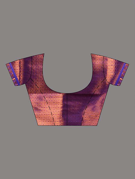 women self design kanjivaram saree with blouse - 22079343 - Standard Image - 5