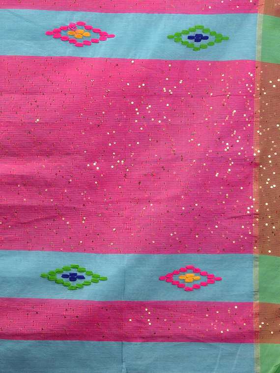 women self design handloom saree with blouse - 22079348 -  Standard Image - 5