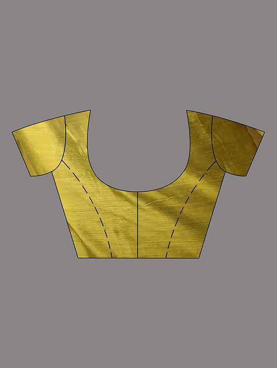 women solid handloom saree with blouse - 22079354 -  Standard Image - 5