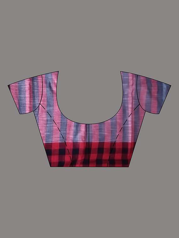 women self design handloom saree with blouse - 22079356 - Standard Image - 5