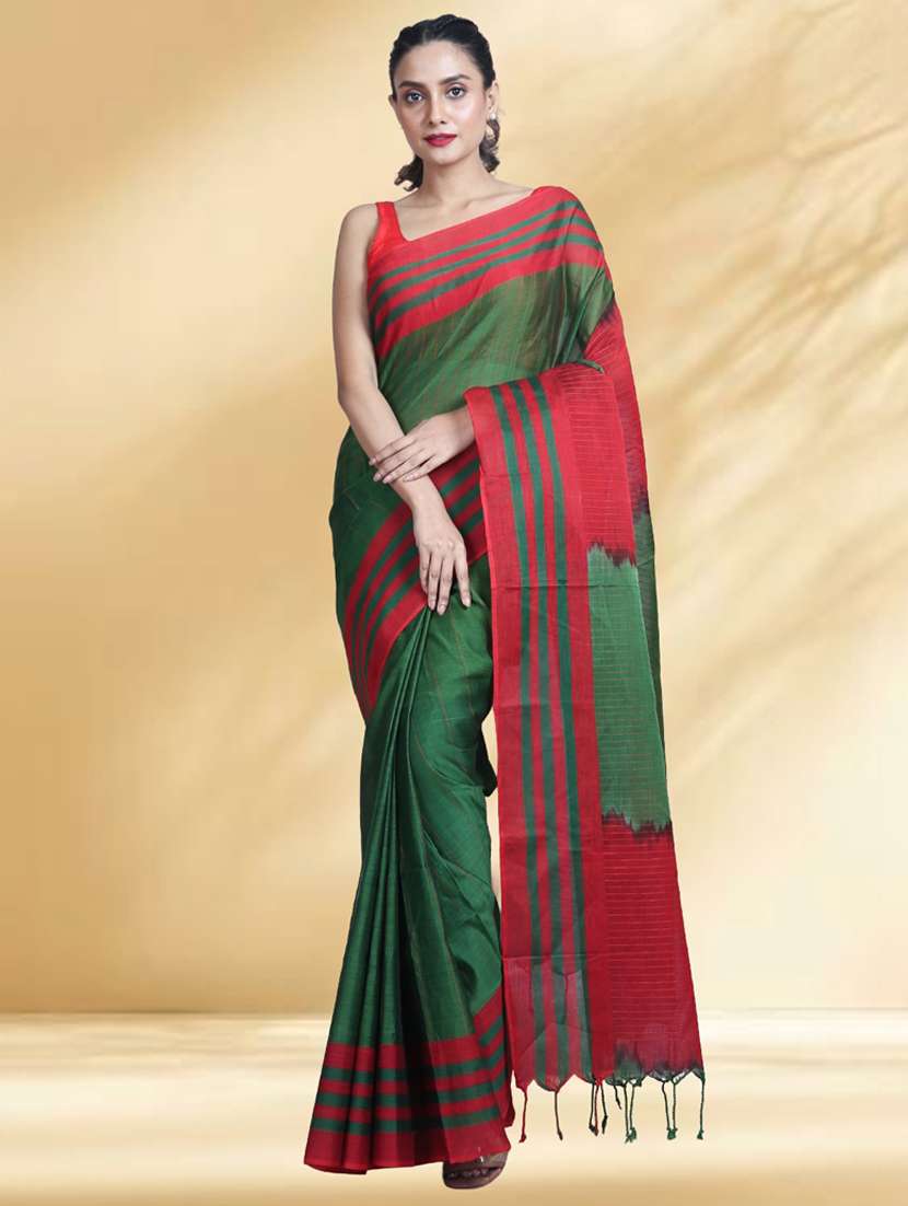 women self design handloom saree - 22079365 - Zoom Image - 0