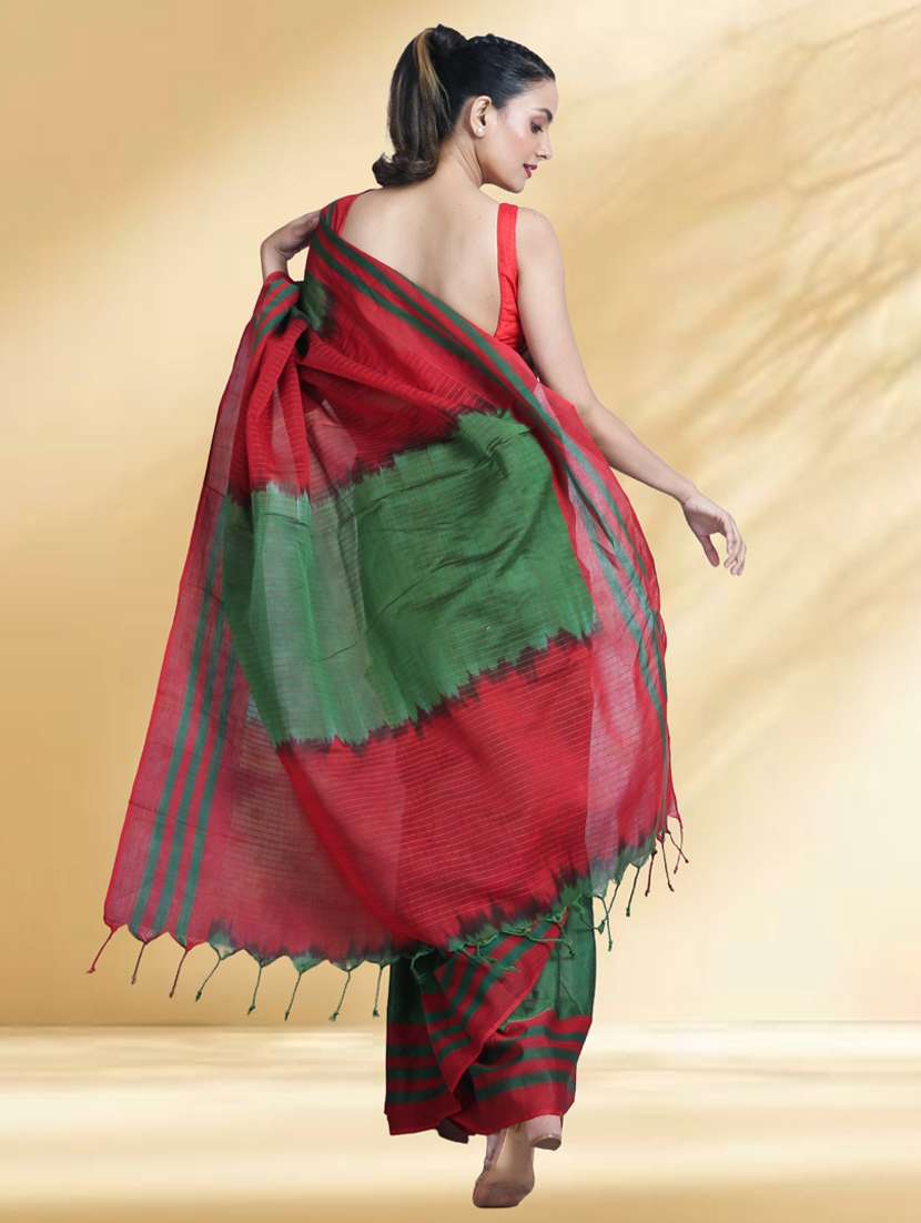 women self design handloom saree - 22079365 - Standard Image - 3