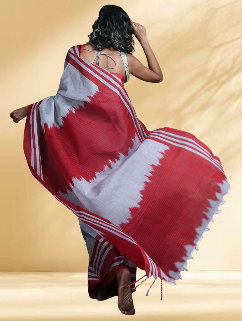 women self design handloom saree - 22079368 -  Standard Image - 3