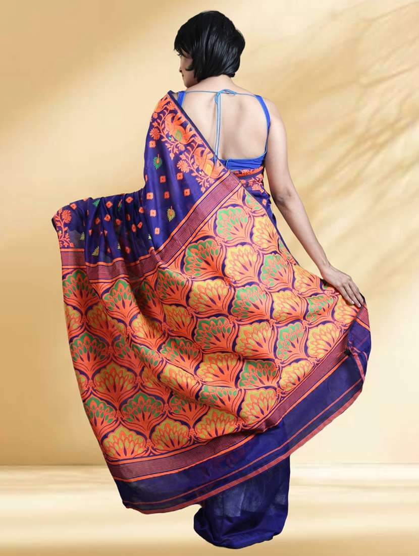 women self design jamdani saree - 22079381 -  Standard Image - 3