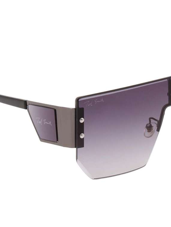 ted smith eyewear unisex |  half rim shield stylish sunglasses |  uv protected | for men and women - 22079418 -  Standard Image - 5