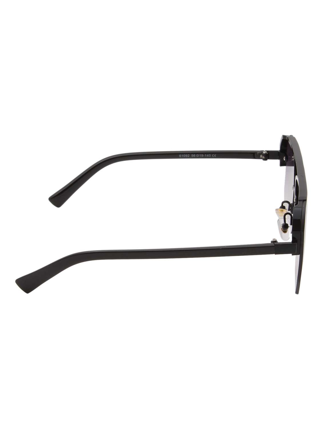 ted smith eyewear unisex | half rim aviator stylish sunglasses | uv protected | for men and women - 22079423 - Standard Image - 5