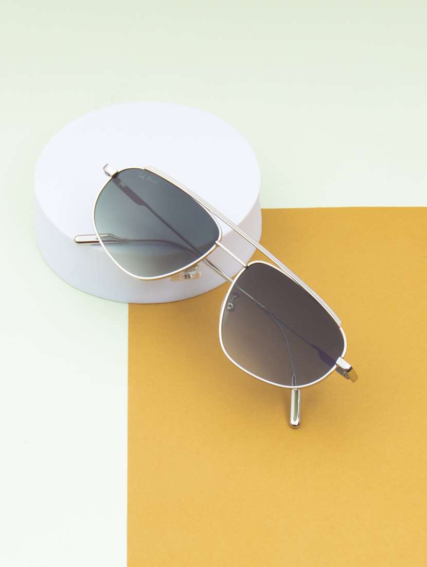 ted smith eyewear unisex | full rim aviator stylish sunglasses | uv protected | for men and women - 22079427 - Zoom Image - 0