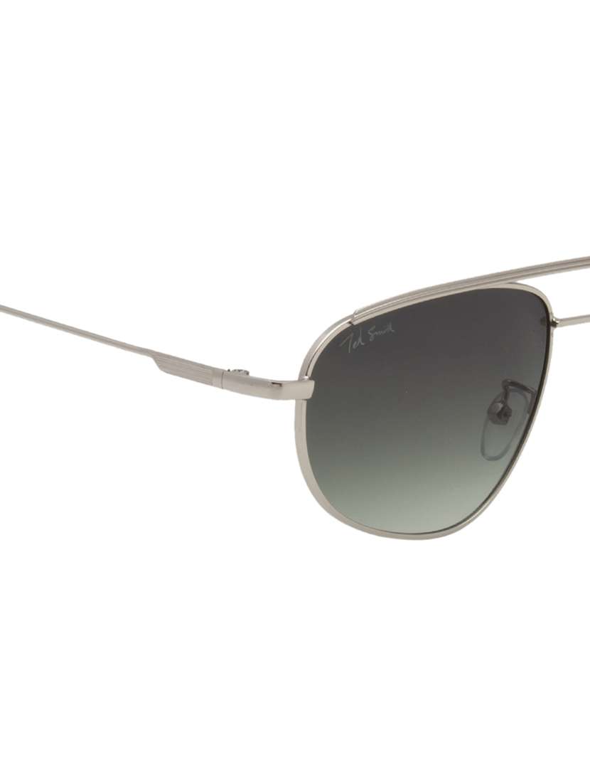 ted smith eyewear unisex | full rim aviator stylish sunglasses | uv protected | for men and women - 22079427 - Standard Image - 5