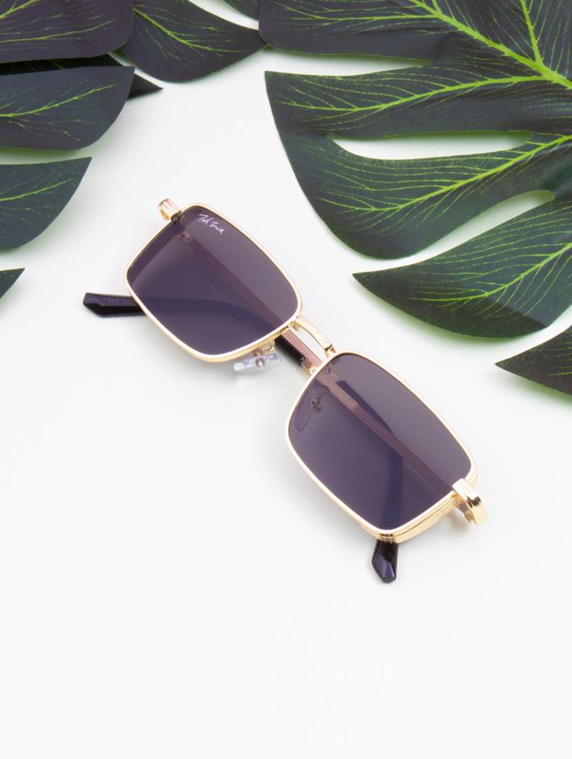 ted smith eyewear unisex |  full rim rectangle stylish sunglasses |  uv protected | for men and women - 22079431 -  Zoom Image - 0