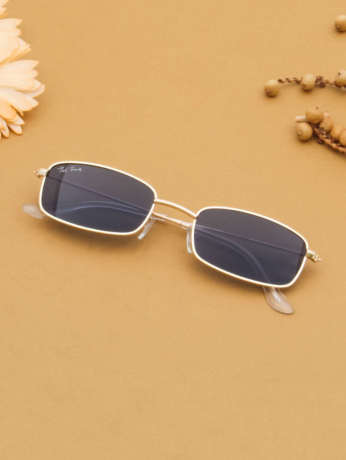 ted smith eyewear unisex |  full rim wayfarer stylish sunglasses |  uv protected | for men and women