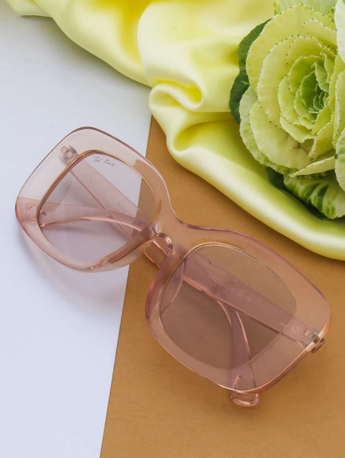 ted smith eyewear  |  full rim square stylish sunglasses |  uv protected | for  women - 22079440 -  Zoom Image - 0