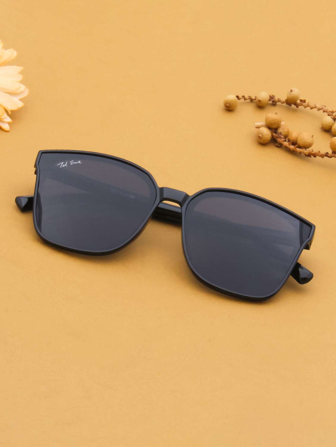 ted smith eyewear  |  full rim wayfarer stylish sunglasses |  uv protected | for  women - 22079446 -  Zoom Image - 0