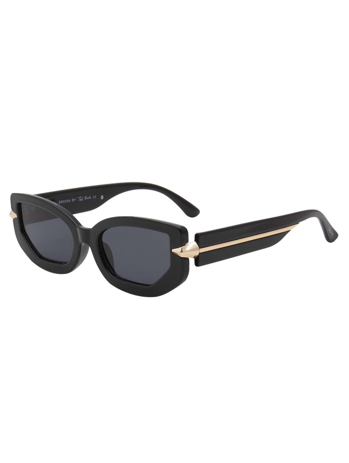 ted smith eyewear | full rim cateye stylish sunglasses | uv protected | for women - 22079447 - Standard Image - 3