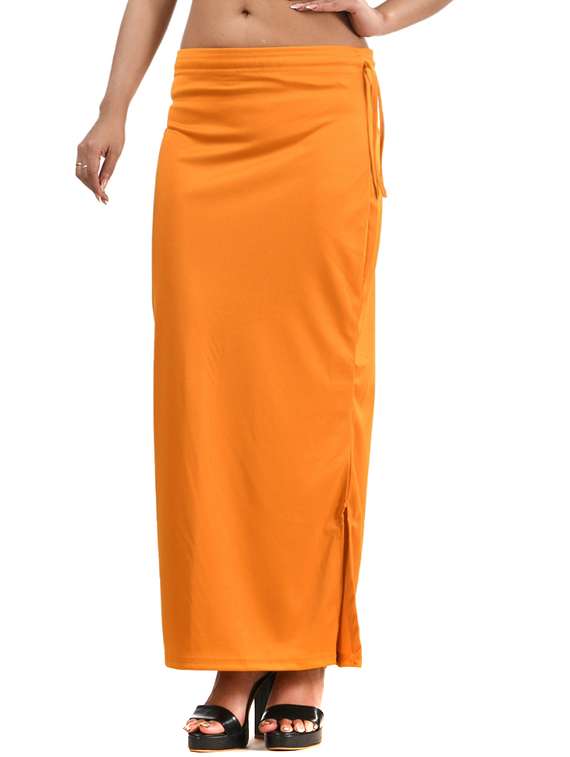 women solid mid rise saree shaper - 22079455 -  Standard Image - 3