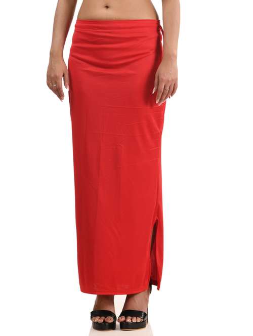 women solid mid rise saree shaper - 22079457 -  Standard Image - 0