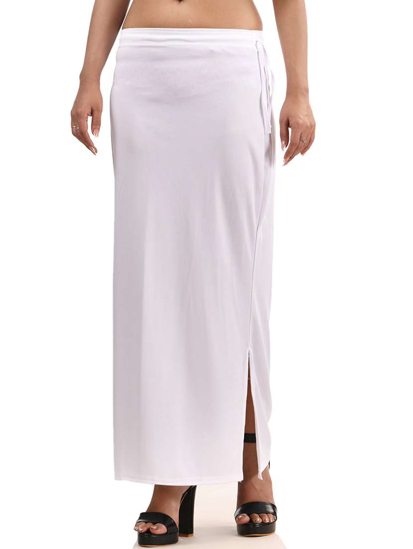 women solid mid rise saree shaper