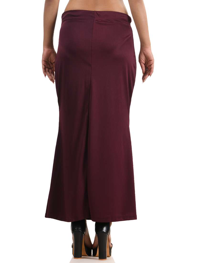 women solid mid rise saree shaper - 22079461 -  Standard Image - 3