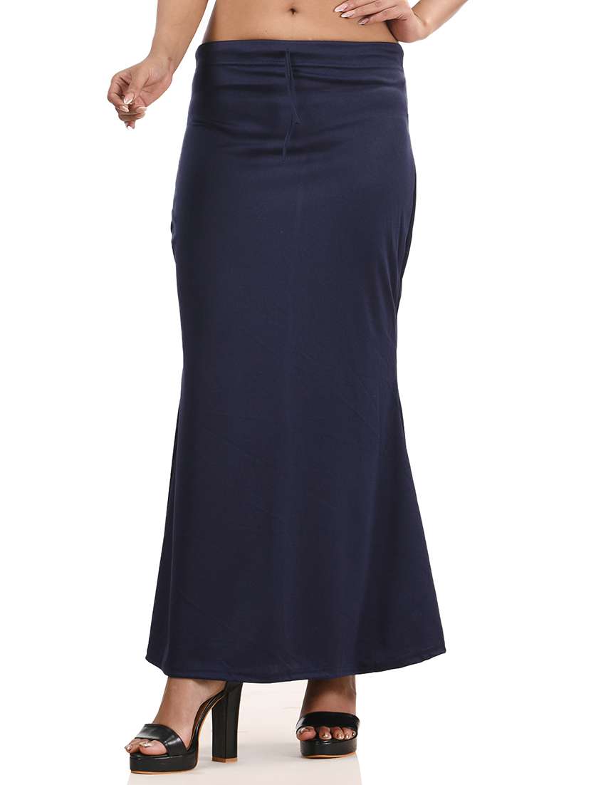 women solid mid rise saree shaper