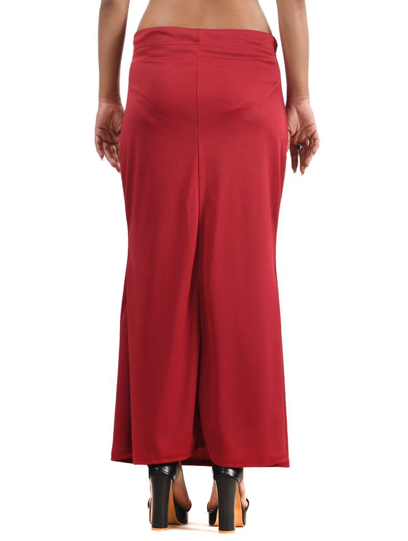 women solid mid rise saree shaper - 22079465 - Standard Image - 3