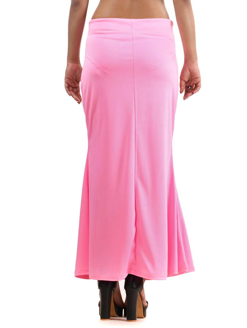 women solid mid rise saree shaper - 22079467 - Standard Image - 3