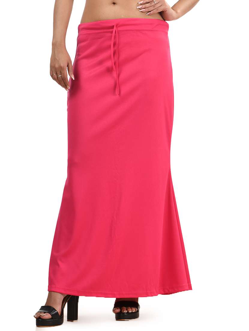 women solid mid rise saree shaper