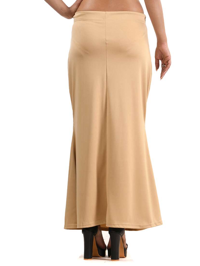 women solid mid rise saree shaper - 22079471 - Standard Image - 3