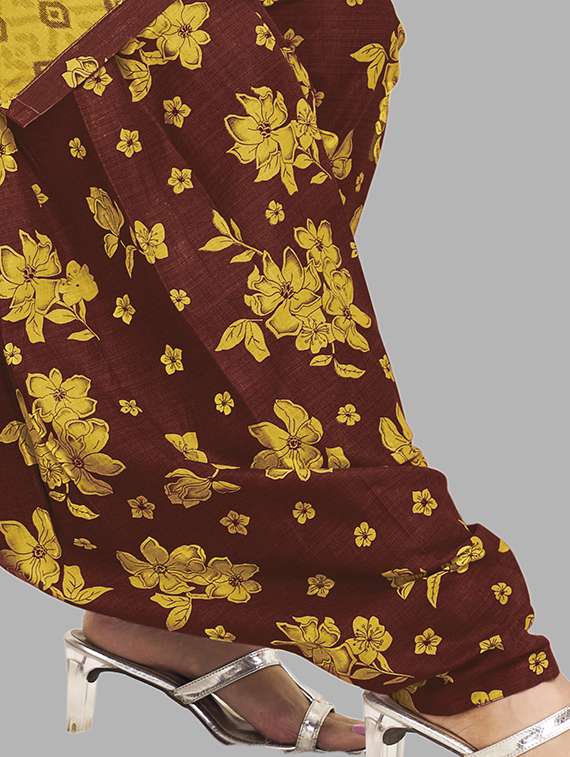 women printed unstitched salwar suit set - 22079497 - Standard Image - 3