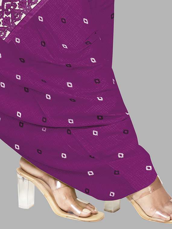 women printed unstitched salwar suit set - 22079504 -  Standard Image - 3