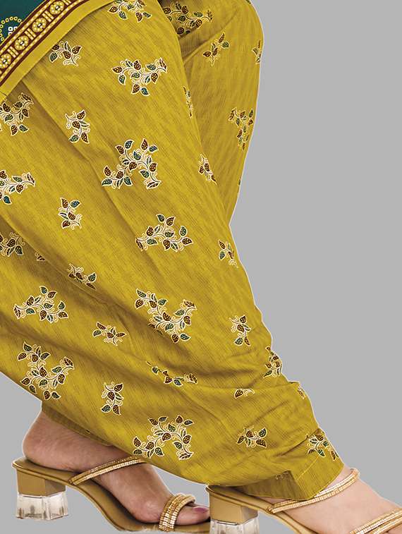 women printed unstitched salwar suit set - 22079511 -  Standard Image - 3