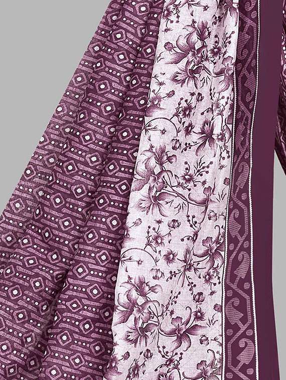 women floral printed unstitched salwar suit set - 22079512 -  Standard Image - 3