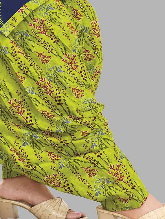 women printed unstitched salwar suit set - 22079524 -  Standard Image - 3