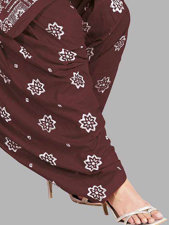 women printed unstitched salwar suit set - 22079525 -  Standard Image - 3