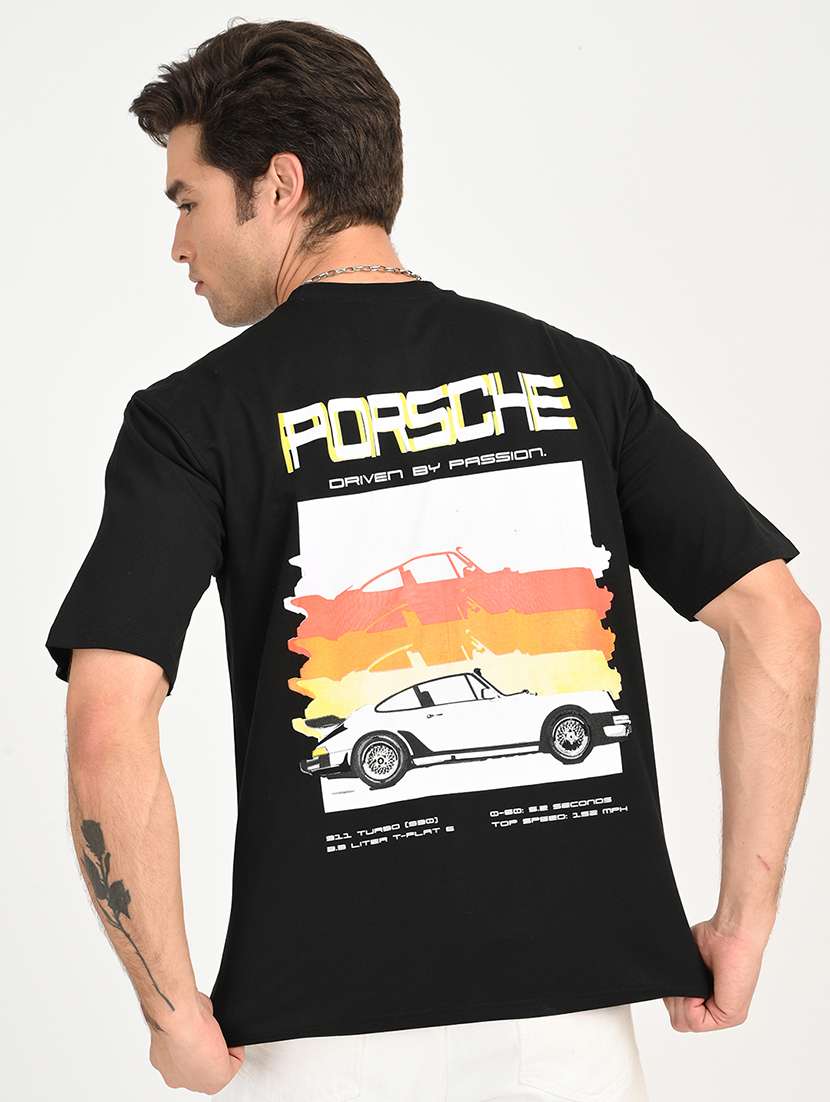 men printed short sleeve loose fit t-shirt - 22079920 -  Zoom Image - 0