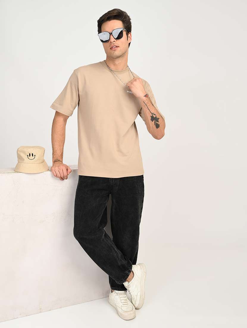 men printed short sleeve loose fit t-shirt - 22079921 -  Standard Image - 3