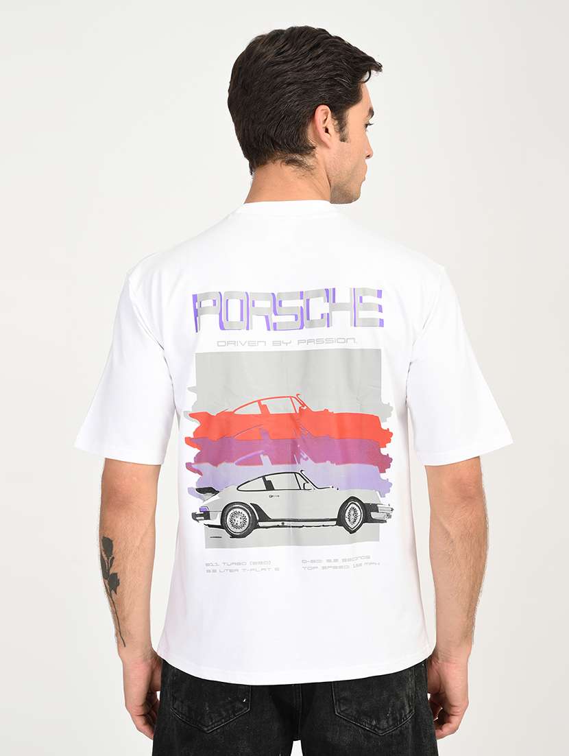men printed short sleeve loose fit t-shirt - 22079923 - Zoom Image - 0