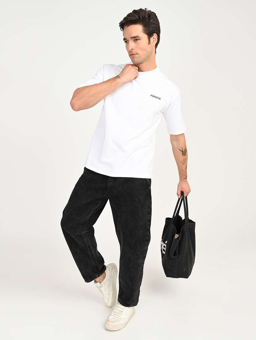 men printed short sleeve loose fit t-shirt - 22079923 - Standard Image - 3