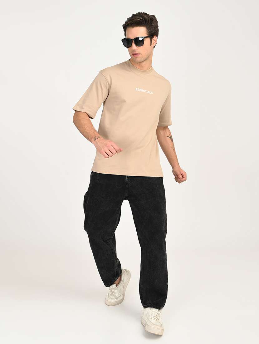 men printed short sleeve loose fit t-shirt - 22079924 -  Standard Image - 3