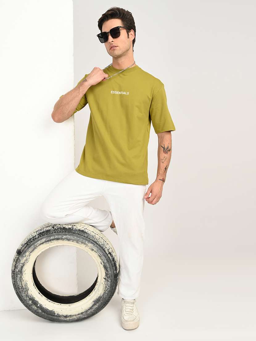 men printed short sleeve loose fit t-shirt - 22079926 -  Standard Image - 3